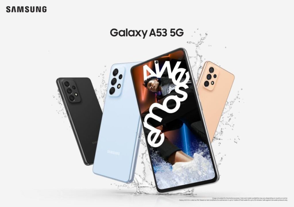 ซัมซุง เปิดตัว Galaxy A53 5G มาพร้อมกล้องกันสั่น OIS กันน้ำกันฝุ่น IP67