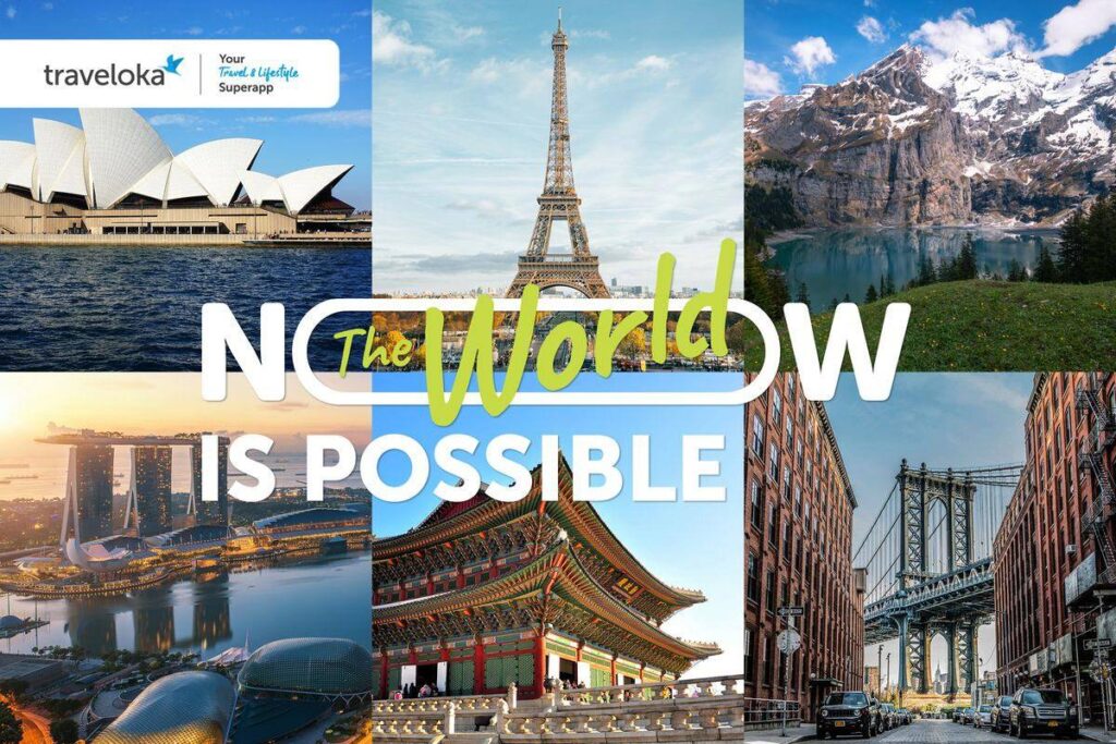 ทราเวลโลก้า เปิดแคมเปญ “Now the World is Possible” กระตุ้นการเดินทางระหว่างประเทศ