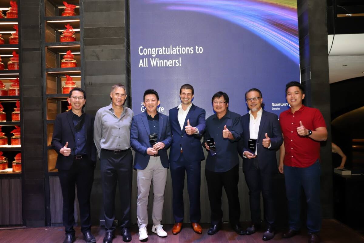 Alcatel-Lucent Enterprise เปิดตัว “พันธมิตรดีเด่นแห่งปี” สำหรับภูมิภาคเอเชียตะวันออกเฉียงใต้