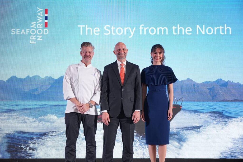 สภาอุตสาหกรรมอาหารทะเลนอร์เวย์ เปิดตัวแคมเปญ ‘The Story from the North’ ดึง ญาญ่า-อุรัสยา หวังดันยอดปริมาณนำเข้าแซลมอนและฟยอร์ดเทราต์ในไทย โต 20% ภายในปี 2566