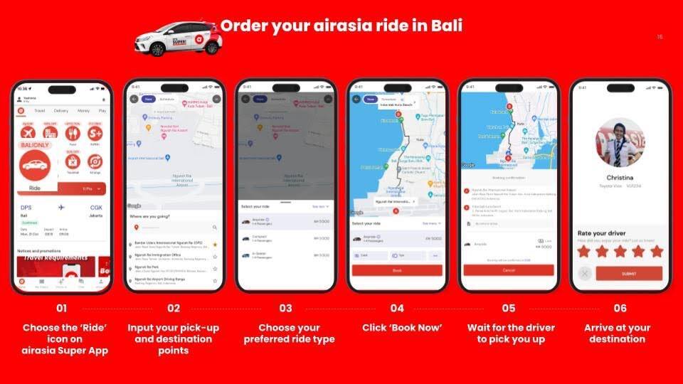 airasia ride เปิดให้บริการในบาหลีอย่างเป็นทางการ พร้อมรับชาวบาหลี และ นนท. ไทย