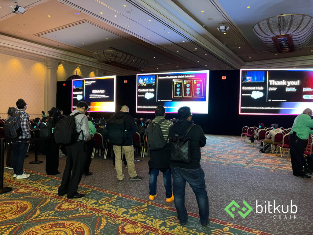 ทีมนักพัฒนา Bitkub Chain ตะลุยงาน AWS re:Invent 2022 พร้อมมองหาโอกาสทางเทคโนโลยีรูปแบบใหม่