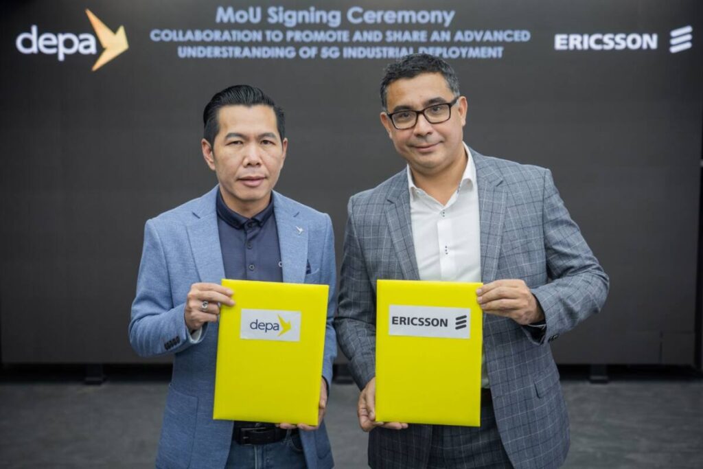 Ericsson และ depa ร่วมกันขับเคลื่อนการทำดิจิทัลทรานส์ฟอร์เมชันด้วยเครือข่าย 5G ในประเทศไทย