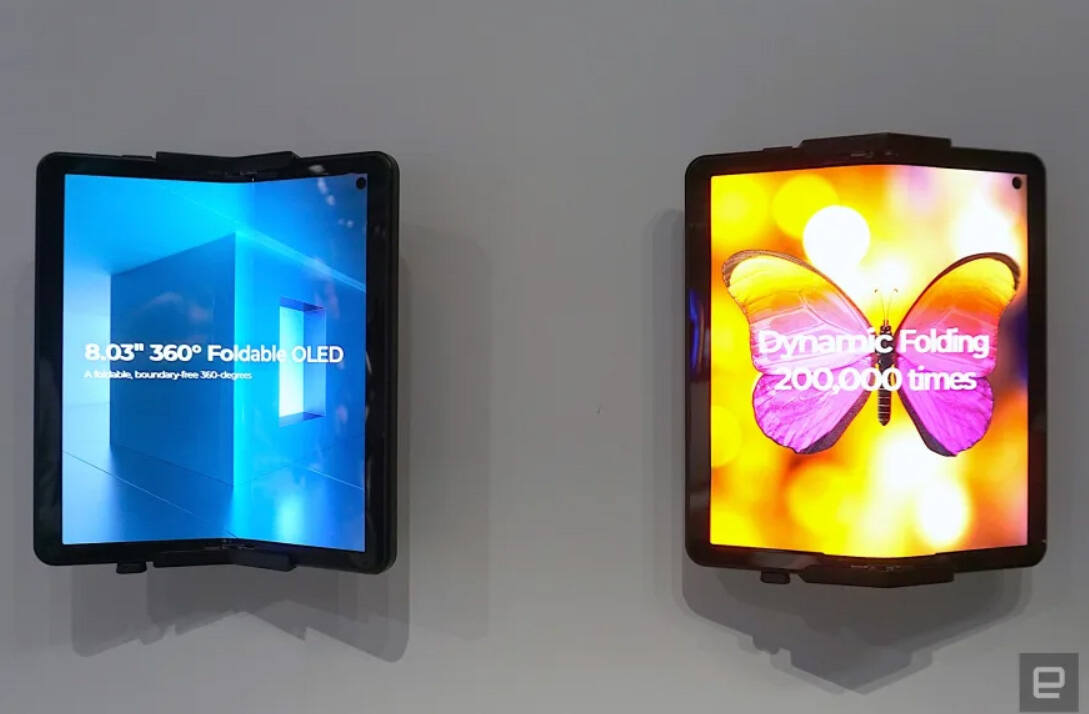 LG เผยโฉมจอ OLED แบบพับได้ 2 ทิศทาง ที่งาน CES 2023