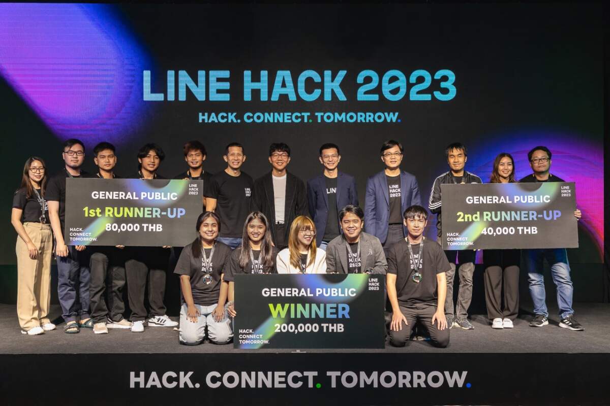 LINE ประกาศผลผู้ชนะ LINE HACK 2023 พบเทรนด์ใหม่นักพัฒนาไทย สร้างโซลูชันในร้านกินดื่ม