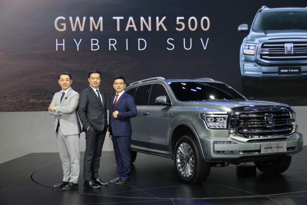 GWM เปิดตัว All New TANK 500 Hybrid SUV ในงาน Motor Show ครั้งที่ 44