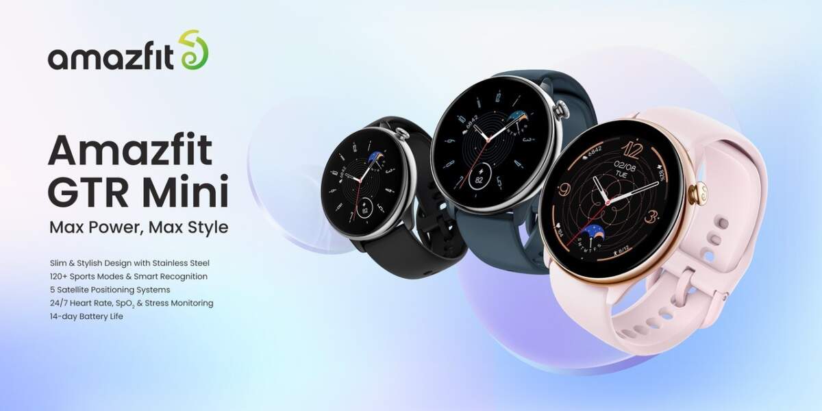 Amazfit GTR Mini สมาร์ทวอทช์จัดเต็มทั้งฟีเจอร์แน่น แบตทน