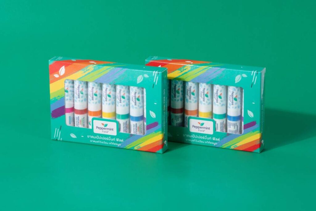 เป๊ปเปอร์มิ้นท์ ฟิลด์ ร่วมฉลองเทศกาล Pride month เปิดตัวยาดม 7 สี ในแพ็กเกจ Rainbow set ใหม่ล่าสุด