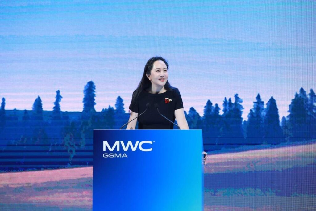 ซาบรีนา เมิ่ง ประกาศศักยภาพ 5G พลิกโฉมโลก ในงาน MWC Shanghai 2023