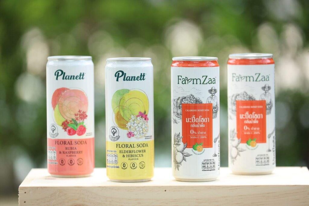 TCP ส่ง 2 น้องใหม่ “Planett และ FarmZaa” เจาะตลาดเครื่องดื่มผสมโซดาเพื่อสายสุขภาพ