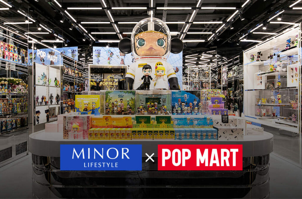 Minor จับมือ POP MART จัดตั้งบริษัทร่วมทุน ส่งเสริมและพัฒนาอาร์ตทอยคัลเจอร์ในไทย