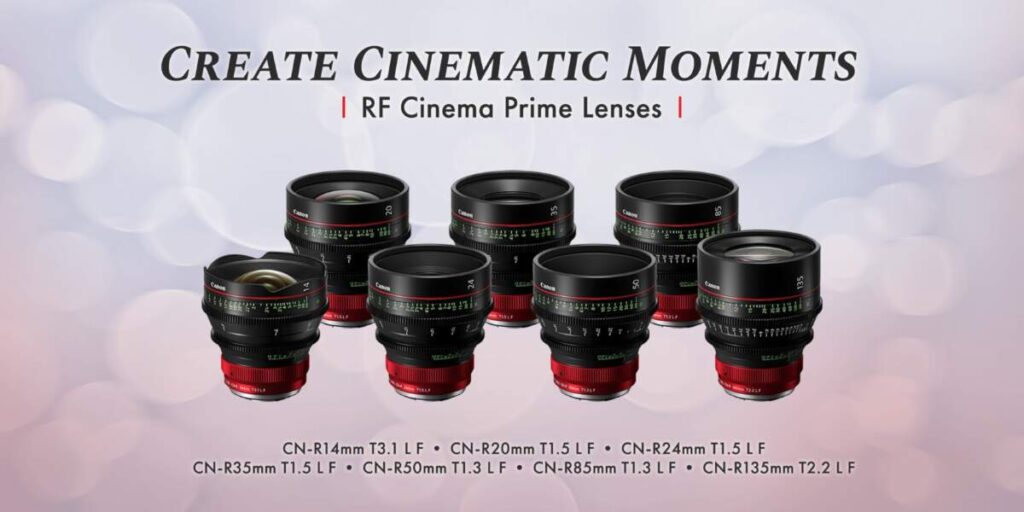 CANON เปิดตัวเลนส์ถ่ายภาพยนตร์ซีรีส์ใหม่ “RF CINEMA LENS SERIES” ตอบโจทย์งานระดับ 4K และ 8K รวม 7 รุ่น