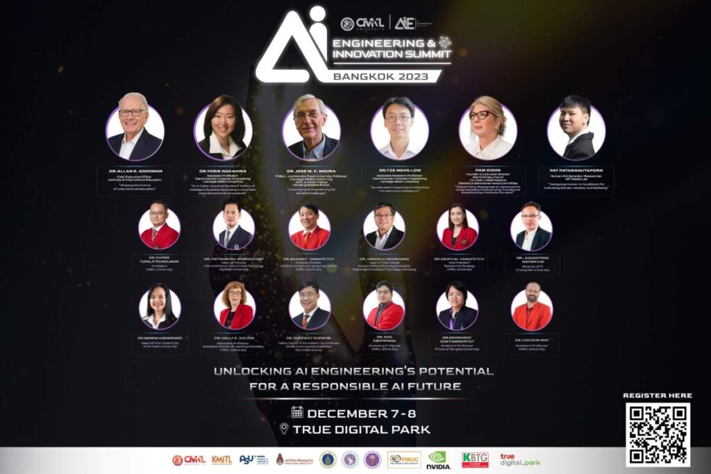 มหาวิทยาลัย CMKL ร่วมกับ สถาบันวิศวกรรมปัญญาประดิษฐ์ ชวนร่วมงาน AI Engineering & Innovation Summit 2023 ฟรี