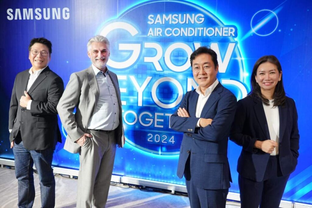 Samsung เดินหน้าเข้าสู่ปีที่ 50 ธุรกิจเครื่องปรับอากาศ ประกาศผนึกกำลังดีลเลอร์รุกหนักเสริมแกร่งตั้งเป้าโต 25%