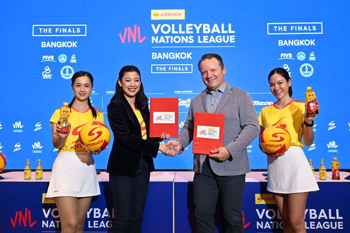 สปอนเซอร์ สนับสนุนการแข่งขัน VNL รอบชิงชนะเลิศ ครั้งแรกในไทย