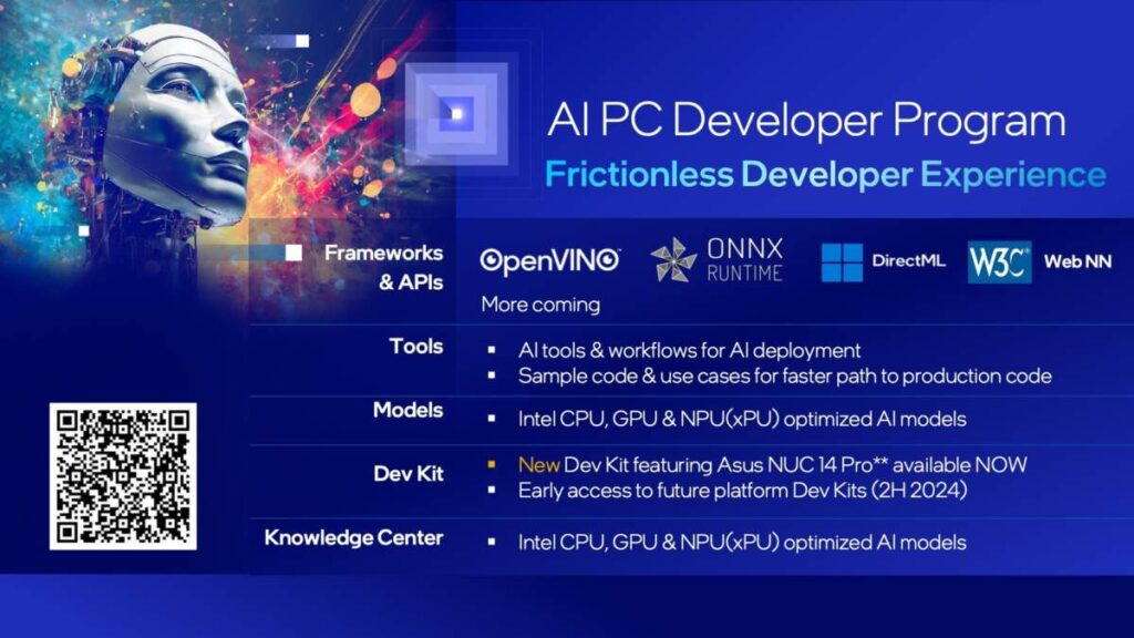 Intel ประกาศเปิดใช้งานใหม่สำหรับ AI PC เพื่อนักพัฒนาซอฟต์แวร์และผู้จำหน่ายฮาร์ดแวร์