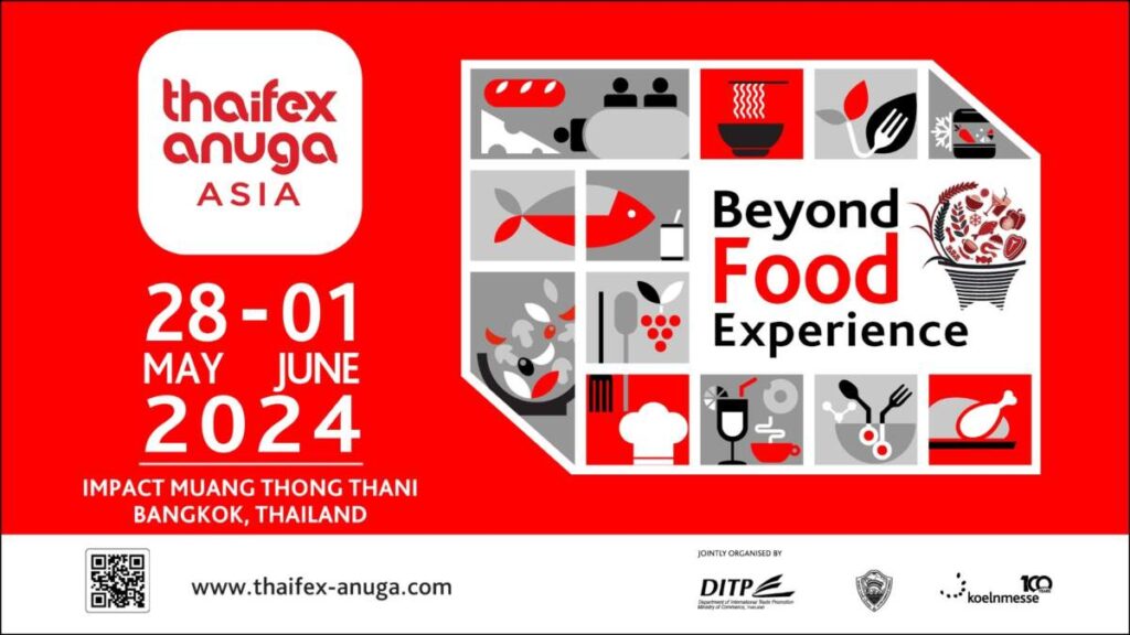 DITP จัด Export Clinic พร้อมกิจกรรมและโซนพิเศษ ในงาน THAIFEX – ANUGA ASIA 2024 จุดไอเดียสร้างธุรกิจ บุกตลาดโลก 28 พ.ค.– 1 มิ.ย.นี้ ที่อิมแพ็ค เมืองทองธานี