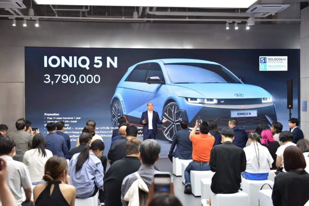 Hyundai เปิดตัว IONIQ 5N ราคา 3,790,000 บาท พร้อมประกาศทุ่ม 1 พันล้าน ผลิตและพัฒนา EV ในไทย