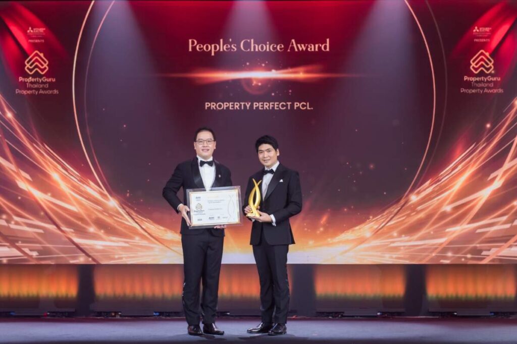 เพอร์เฟค คว้า 2 รางวัล Best Waterfront Housing Development และ People’s Choice Awards จาก PropertyGuru Thailand Property Awards 2024