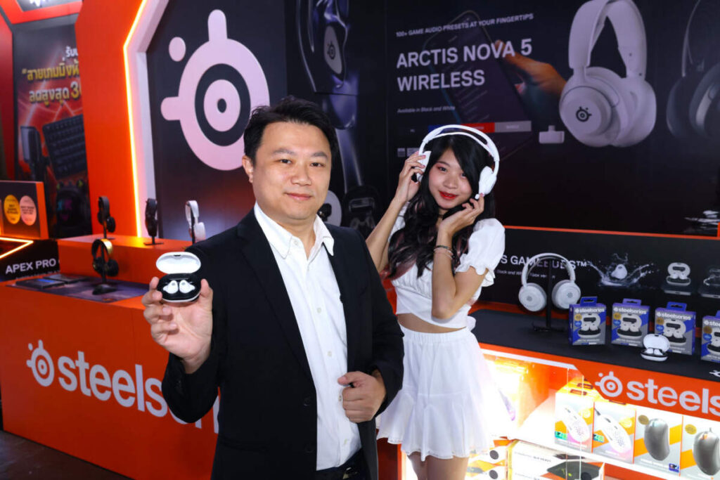 SteelSeries เปิดตัวหูฟังไร้สาย ARCTIS GAMEBUDS WIRELESS GAMING EARBUDS พร้อมกับ APEX PROKEYBOARD GEN 3 SERIES