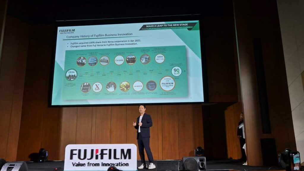 FUJIFILM Business Innovation ปรับกลยุทธ์ "Make a Leap to the New Stage" หวังขึ้นแท่นผู้นำโซลูชันดิจิทัลในไทย