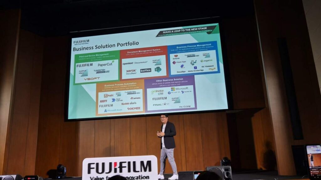 FUJIFILM Business Innovation ปรับกลยุทธ์ "Make a Leap to the New Stage" หวังขึ้นแท่นผู้นำโซลูชันดิจิทัลในไทย