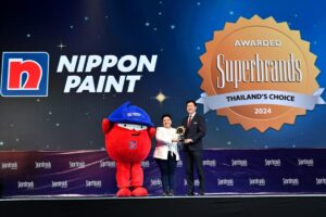 “Nippon Paint” คว้ารางวัล “Superbrands Thailand 2024” การันตีสียืนหนึ่งในใจลูกค้าที่ได้รับความไว้วางใจสูงสุด