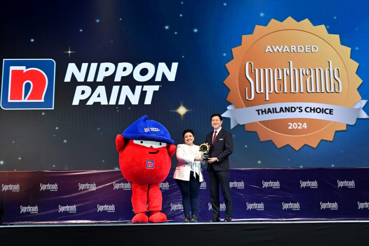 “Nippon Paint” คว้ารางวัล “Superbrands Thailand 2024” การันตีสียืนหนึ่งในใจลูกค้าที่ได้รับความไว้วางใจสูงสุด