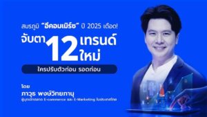 12 เทรนด์อีคอมเมิร์ซปี 2025 รับมือทัน รุ่งแน่นอน!