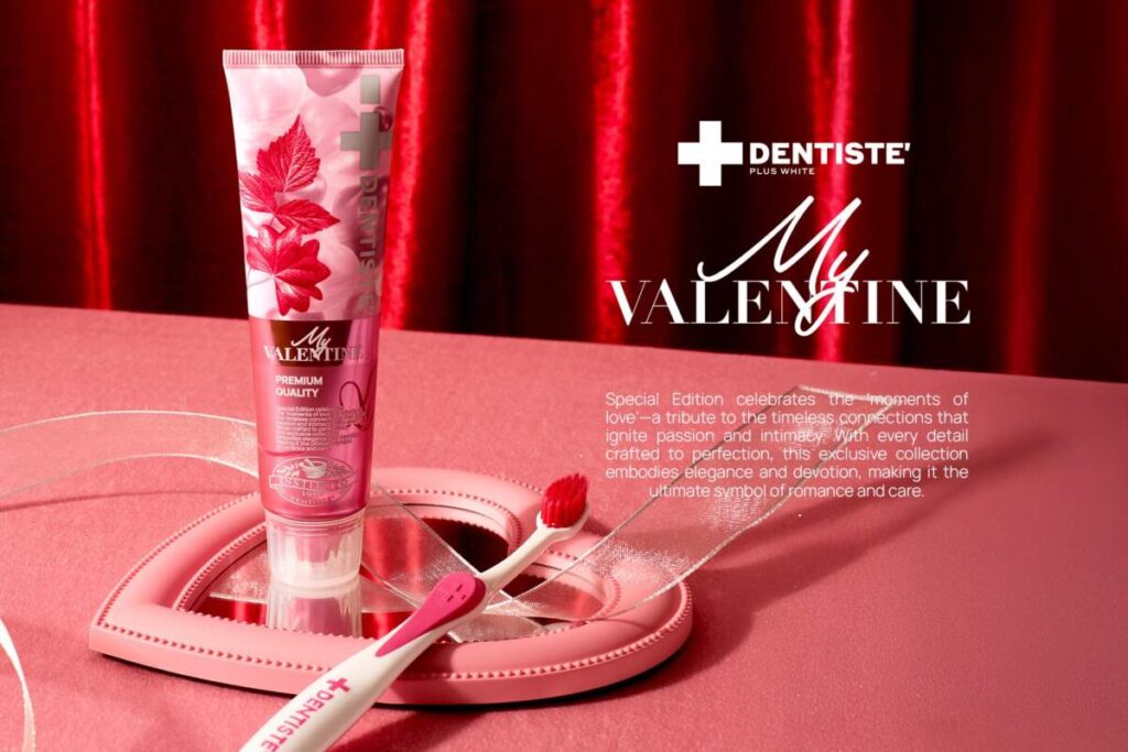 "DENTISTE' My Valentine" ลิมิเต็ดเอดิชั่นสีชมพูหวานครั้งแรก มอบรอยยิ้มแทนใจในเดือนแห่งความรัก