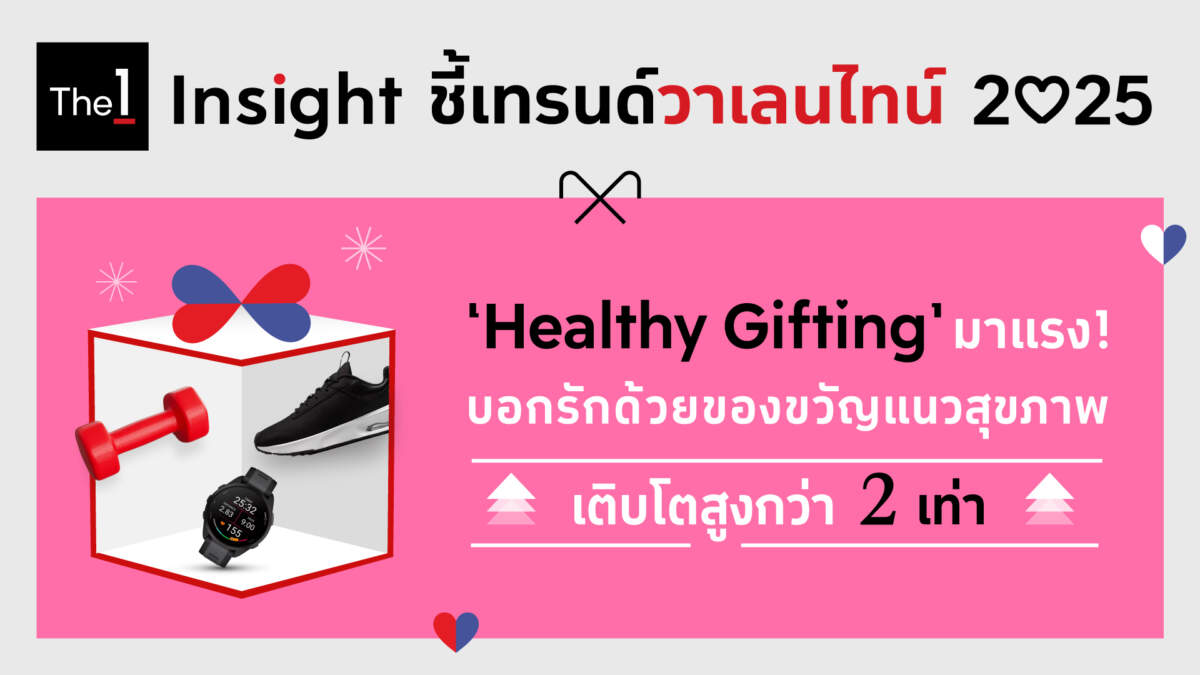 วาเลนไทน์ 2025 เทรนด์ "Healthy Gifting" มาแรง คนไทยบอกรักด้วย 'สุขภาพ' ดันยอดขายพุ่ง 2 เท่า