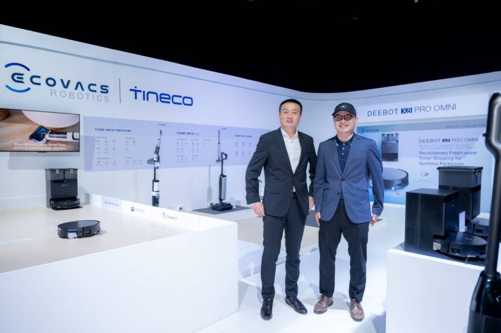 ECOVACS จับมือ TINECO เปิดตัว 5 นวัตกรรมทำความสะอาดแห่งปี 68